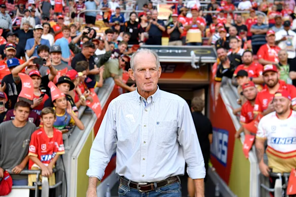 Wayne Bennett, premier entraîneur des Dolphins.