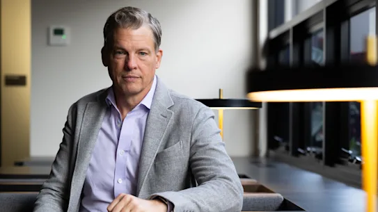 Greg Peters, co-PDG de Netflix, dans le bureau de Sydney de la société, le mercredi 9 septembre 2026.