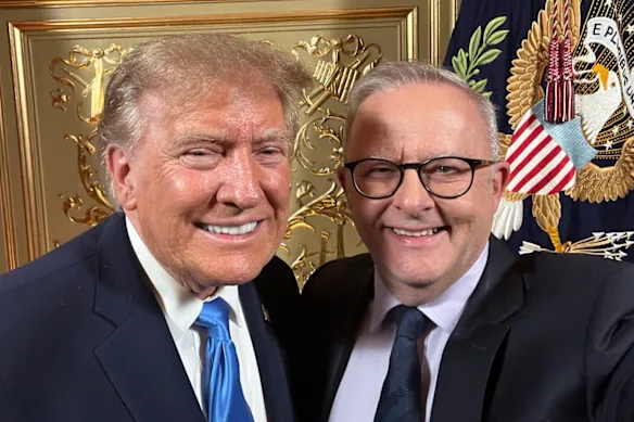 Donald Trump et Anthony Albanese se rencontrent lors d'une réception des dirigeants à New York