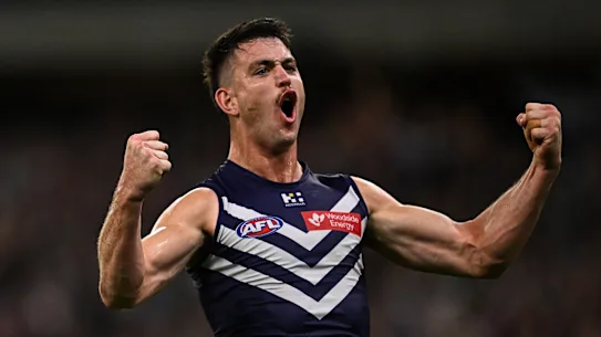 La star de Fremantle, Patrick Voss.