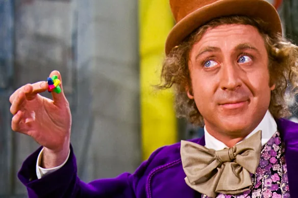 Gene Wilder dans le rôle de Willy Wonka dans le film Willy Wonka et la chocolaterie.