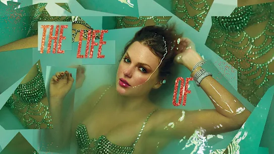 L'une des couvertures du prochain album de Taylor Swift, The Life of a Showgirl.