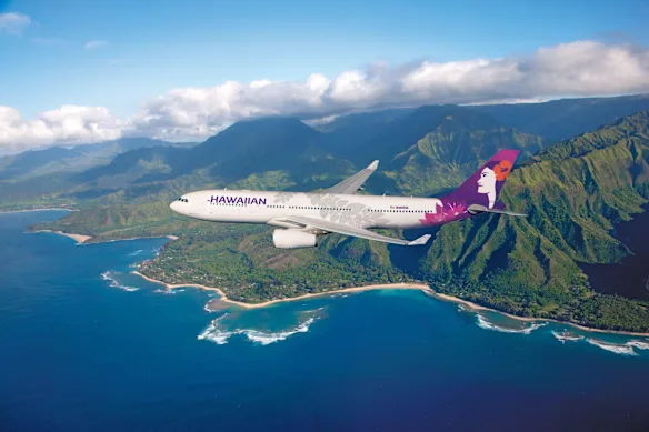 Hawaiian Airlines effectue entre cinq et sept vols sans escale par semaine entre Honolulu et Sydney, en utilisant des A330.