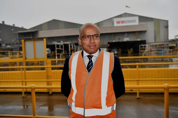 Sanjeev Gupta, photographié ici en 2017, après avoir acheté Arrium et OneSteel.