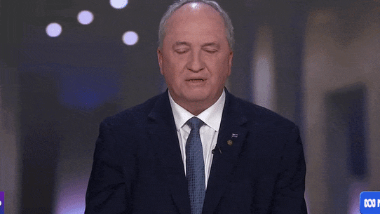 Barnaby Joyce à 19h30.