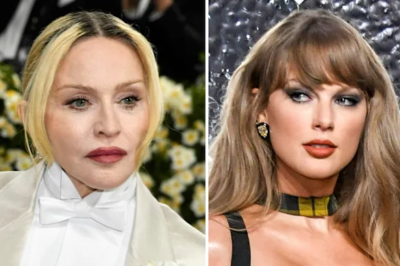 Madonna a reçu 13 nominations et Taylor Swift en a neuf.