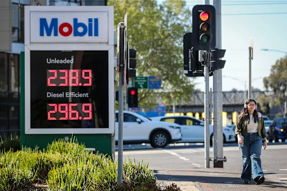 Les prix dans les stations-service australiennes augmentent à nouveau alors que la guerre en Iran coupe de grandes quantités de pétrole brut.