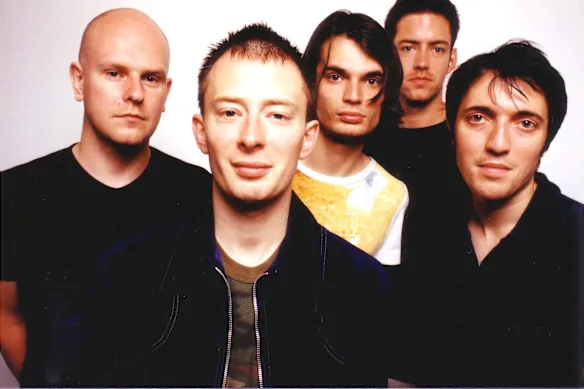 Radiohead en 1997.
