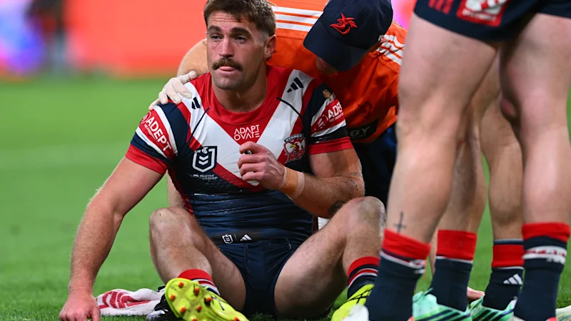 Grande finale de Connor Watson LNR : les visages des stars des Roosters attendent l'autorisation d'une commotion cérébrale