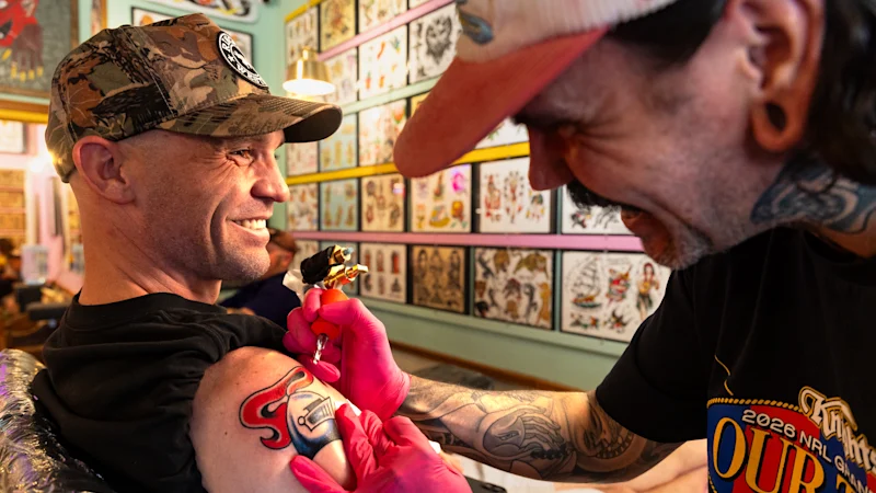 Grande finale des Newcastle Knights 2026 : comment la région Hunter montre sa passion avec une vague de tatouages ​​d'équipe