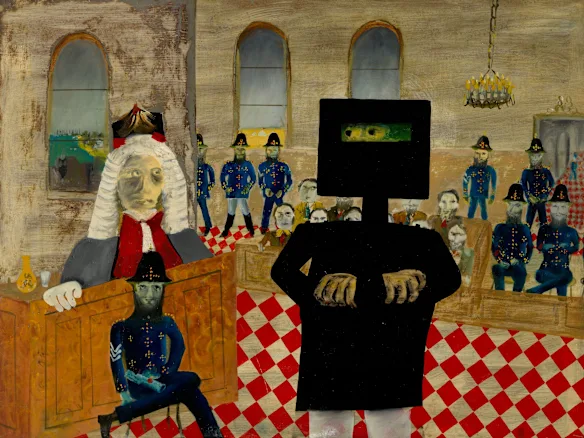 Le Procès de Sidney Nolan, 1947.