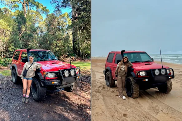 Bonnie, 27 ans, et son bien-aimé Mitsubishi Pajero 1991.
