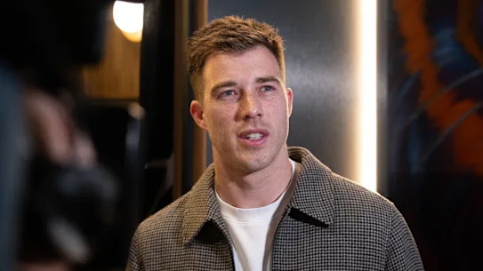 Le milieu de terrain sortant d’Essendon Zach Merrett.