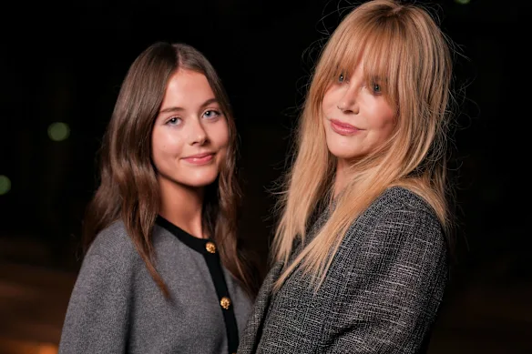 Kidman et sa fille Faith Margaret Kidman Urban au défilé Chanel.