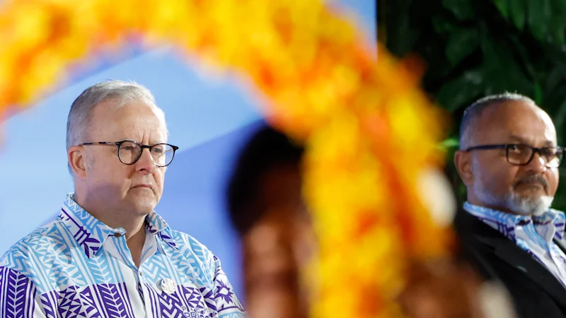 Pourparlers sur le climat dans le Pacifique : les dirigeants régionaux exhortent Anthony Albanese à mettre fin à sa dépendance aux combustibles fossiles