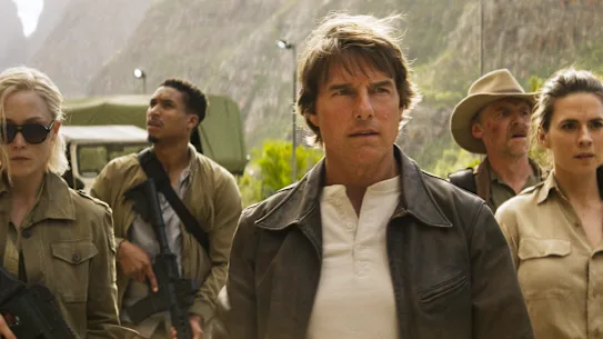 Tom Cruise dans Mission Impossible : Le Jugement Final de Paramount Pictures et Skydance.