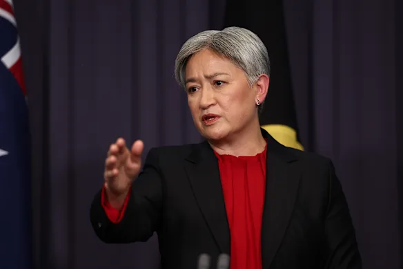 Ministre des Affaires étrangères Penny Wong.
