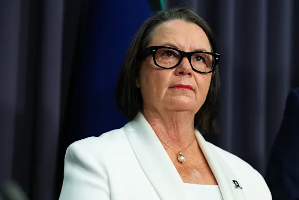 La ministre fédérale des Ressources, Madeleine King.