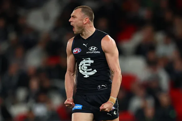 Will Hayward a été nommé meilleur joueur de club de Carlton cette saison et a remporté les prix des entraîneurs et de l'Esprit de Carlton.
