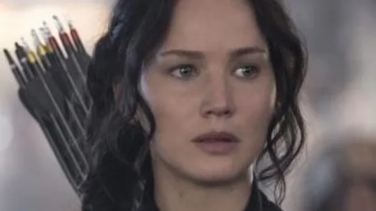 Guerrière : Jennifer Lawrence incarne Katniss Everdeen dans The Hunger Games Mockingjay – Partie 1. 