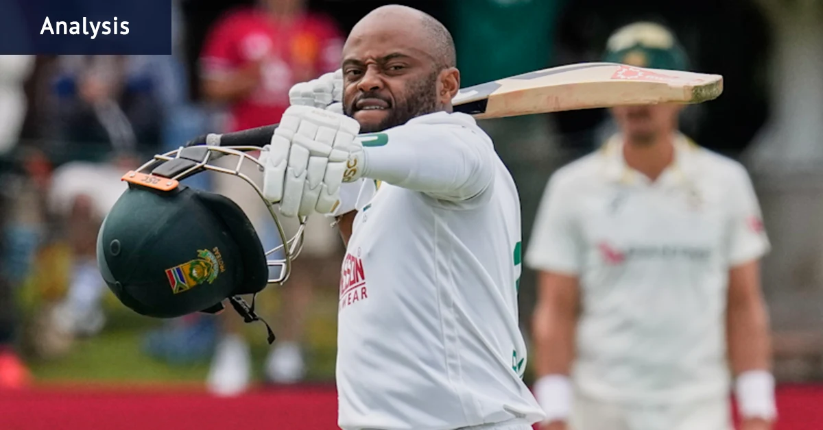 Deuxième test Australie vs Afrique du Sud : Temba Bavuma survit à Pat Cummins avec un siècle qui pourrait changer la série