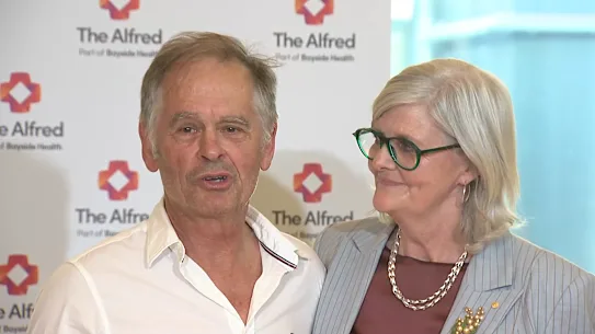 Phil Haines et Sam Mostyn.