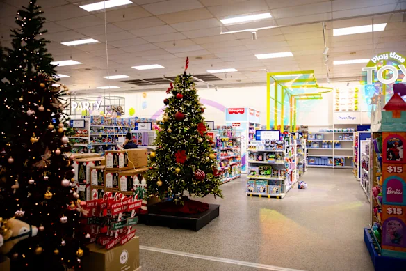 Chez Big W, Noël commençait en septembre.