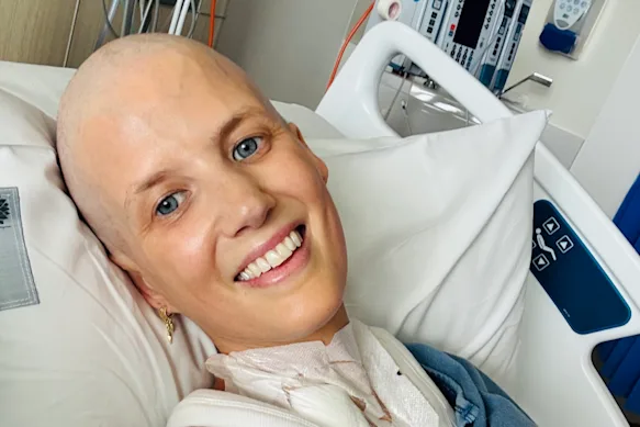 Brooke Bayes à l'hôpital.