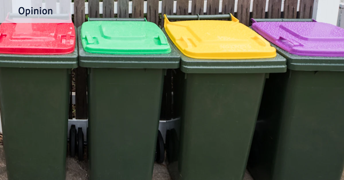 Je soupçonne un voisin d'avoir sali mon bac de recyclage. La seule option est de devenir mesquin