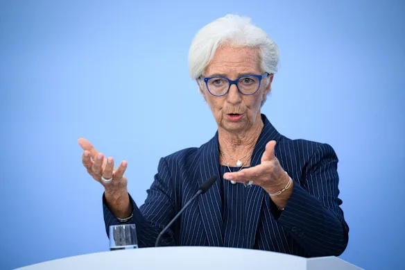 La chef de la BCE, Christine Lagarde, démissionnera en février, neuf mois avant la fin de son mandat.
