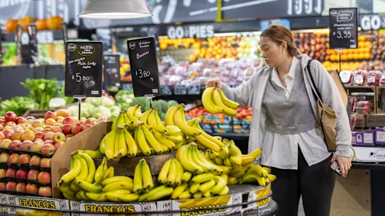 Les prix des fruits et légumes ont augmenté de 2,3 pour cent le mois dernier.