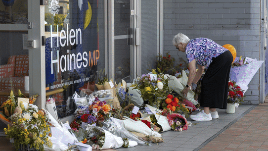L'attaque contre Helen Haines pouvait être ressentie dans tout Wangaratta.