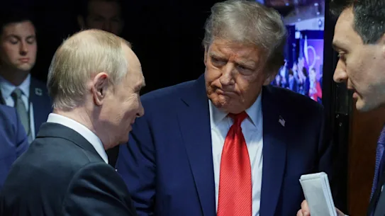 Vladimir Poutine et Donald Trump.