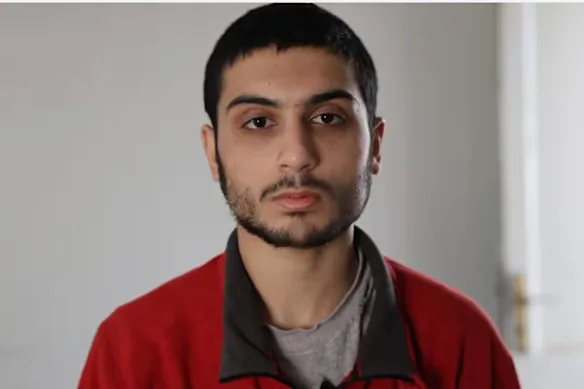 Yusuf Zahab interviewé par SBS Dateline dans une prison syrienne en 2024. Il a depuis été transféré en Irak.